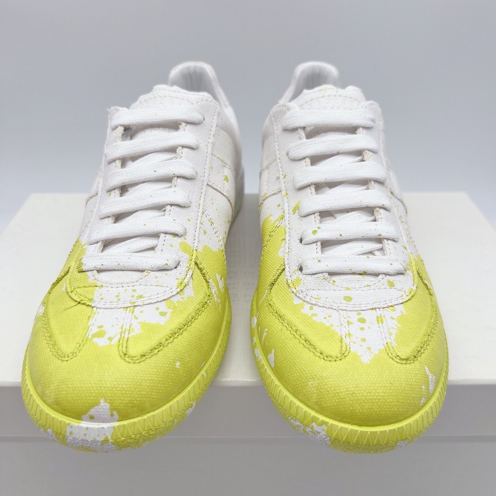 MM6 Maison Margiela Replica Sneaker Paint Splatter White Womens EU 36 US 6 $670 - Picture 5 of 14